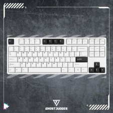 Ghost Judges GJ BOW Colorway Cherry PBT Doubleshot keycap for mx keyboard 60 65 picture