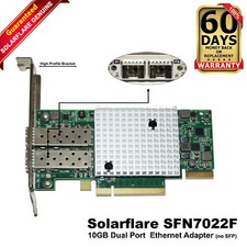 SolarFlare SFN7022F 10Gbps Dual-Port High Profile PCIe 3.0 x8 Network Adapter picture