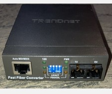 TrendNet Fast Fiber Converter TFC-210MSC(A) V1.0R TESTED (NO PSU/CABLES) picture