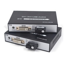 DVI Exender HD Video over Fiber Optic Converters Singlemode 20Km Uncompressed picture