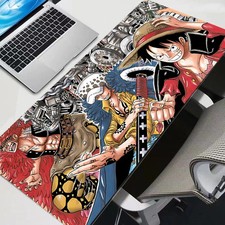 One Piece Monkey D Luffy XXL Gaming Mouse Pad Large Desk Mat PC Mousepad picture