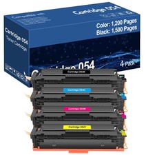 4 PACK Toner Replace for Canon 054 Imageclass MF640C LBP622Cdw MF644Cdw picture