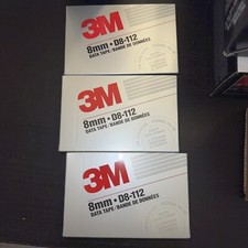 3M IMATION 8mm DATA TAPES D8-112, Lot of 3 Brand New Data Storage Made In Japan picture
