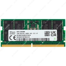 Hynix 16GB DDR5 6400MHz PC5-51200 1Rx8 CSODIMM Laptop Memory RAM HMCG78AHBVA315N picture