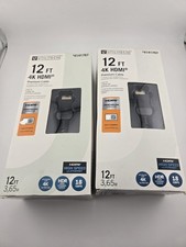 Lot Of 2...UTILITECH 12 FT 4K HDMI Premium Cable HDR 18 GBPS picture