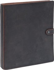 Leather 3 Ring Binder - 1