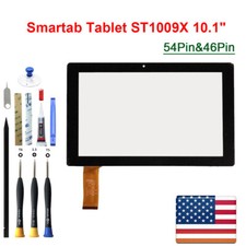 Touch Screen Digitizer Replacement For Smartab Tablet ST1009X 10.1