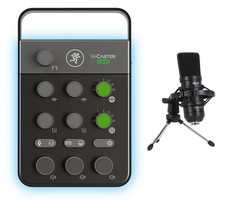 Podcast Starter Kit w/Mackie Podcasting Mixer Interface+Microphone+Stand+Cable picture