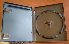  New 10 Pk 14 mm Black Media Storage Box Blu-Ray PS3 Holder PlayStation 3 Case picture