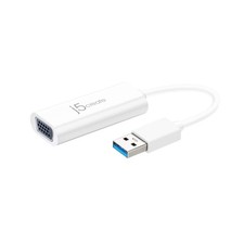 USB to VGA Adapter Cable MultiMonitor Video Converter 1080p JUA214 White picture