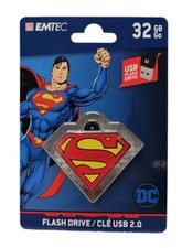 Superman DC Comics 32GB USB Flash Drive Keychain ~ Collectible New Sealed picture