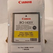 GENUINE Canon BCI-1431Y Yellow for imagePROGRAF W6200 W6400 picture