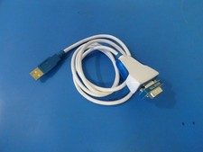 L-com USB to DB9 Male RS232 Serial Null Modem Adapter Cable Blue/White picture