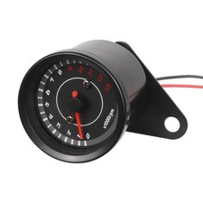 Motorcycle Tachometer LED Luminous Backlit Gauge For Custom And Street Use picture