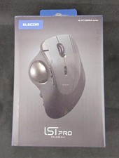 ELECOM IST Pro M-IPT10MRSA Trackball Mouse Black Unused Sealed Used picture