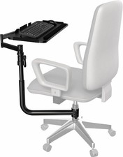 Office Chair Mounted 26 x 12 Inch Keyboard & Mouse Tray Ergonomic Tilt picture