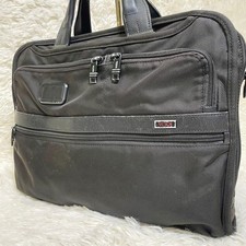 TUMI Alpha 2 26108D2 Nylon Leather 2 Way Briefcase Business Bag Black Red Auth picture