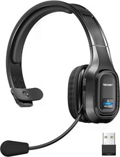 Trucker Bluetooth Headset Wireless On-Ear AI Noise Canceling Mic picture