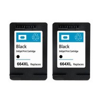 HP 664XL Black Color Ink Cartridge Show Ink Deskjet 1115 2136 3636 3836 picture