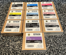 Epson SC-P900 Ink Cartridge 50mL Capacity Set of 10 Dates: 2026, 2027, 2028 picture