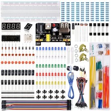 Electronics Component Kit with Breadboard Compatible with Arduino picture