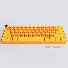 Yellow Cute Duck Mechanical Keyboard Press Crow USB Interface Keyboard NEW Gifts picture
