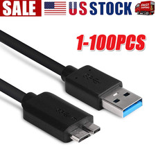 Micro USB 3.0 Cable High Speed Data SYNC For HDD External Hard Drive LOT picture