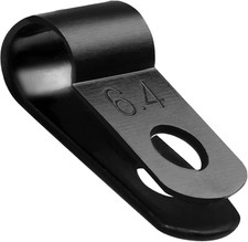 200 Pcs 1/4 Inch Nylon Cable Clamps picture
