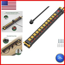 Green Box Innovations US-1213 12 Outlet Heavy Duty Long Power Strip Individual picture