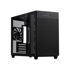 ASUS Prime AP201 Black MicroATX Gaming Case with Tempered Glass and Cooling S... picture