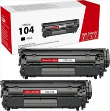 Toner Cartridge 104 Replacement For Canon 104 ImageClass MF4150 D420 MF4350d 2PK picture