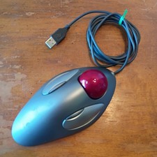 Logitech Trackman Marble USB T-BC21 Mouse (804377-0000) Tested Works picture