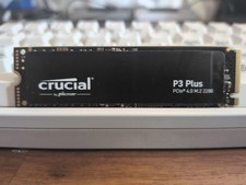 Crucial P3 Plus 4TB NVMe Internal SSD (tested 93% or higher write health) picture