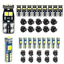 LED Dashboard Instrument Light, 20 Count, 12V White, Vehicle Indicator Bulb picture