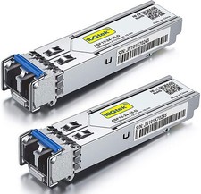 2 Packs For Cisco GLC-LH-SMD Transceiver, 1.25G SFP Module SMF LC 20 km picture