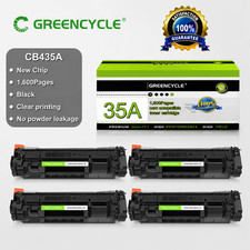1-4PK CB435A 35a Toner Compatible with HP LaserJet P1005 P1006 P1007 P1009 P1002 picture