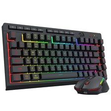 Redragon Wireless Gaming Keyboard and Mouse Combo, Bluetooth/2.4G/USB-C Wired picture