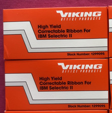 2 IBM Selectric II Ribbon Correction Tape  1299095 High Yield Typewriter Type picture