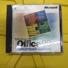 Microsoft Office 98 Macintosh Edition CD-ROM with CD Key Vintage Mac Software picture