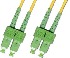 1M Singlemode Duplex Fiber Optic Cable 9/125 SC APC Patch Cable Patch Cord picture