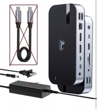 USB4 Dock Dual DisplayPort USB C to Triple Monitor 4K@60Hz Docking Station -DESC picture