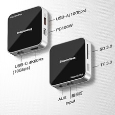 Blueendless Magnetic Expansion Dock 4K 60Hz HD USB3.2 Hub PD Phone Laptop picture
