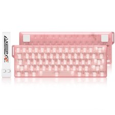 Pink 61 Key Gaming Keyboard, Hall Effect Magnetic Switch, RGB Backlit picture
