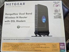 NETGEAR DGND3300 RangeMax Dual Band Wireless -N Router NEW in Box Never Opened picture