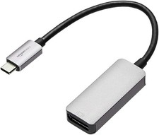 Amazon Basics Aluminum USB-C to DisplayPort Adapter 4K @60Hz Thunderbolt 3 picture