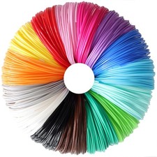 15 Bright Colors 1.75mm 3D Pen PLA Filament Refill, Each Color 10feet, Total 150 picture