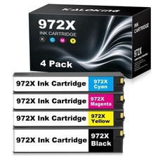 Compatible HP 972X High Yield Ink Cartridge 4 Pack PageWide 477dw 452dw BCMY picture