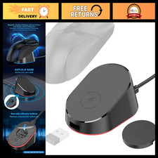 Compact Magnetic Charging Dock for Wireless Mouse - Auto Shut-Off, LED Status, A picture