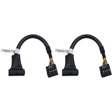 Duttek USB 3.0 Header to 2.0,USB 2.0 Motherboard Adapter Black  picture