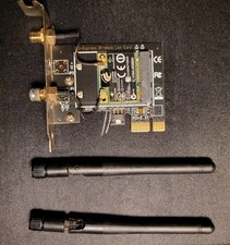 PCIe Wireless WiFi Network Card Atheros AR5B95 802.11n Desktop Adapter Antennas picture